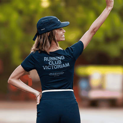 Camiseta Running Club Victoriam Feminina Preta