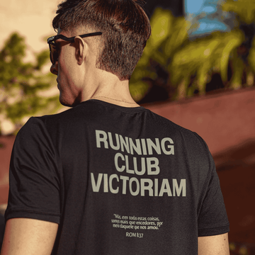 Camiseta Running Club Victoriam Masculina Preta