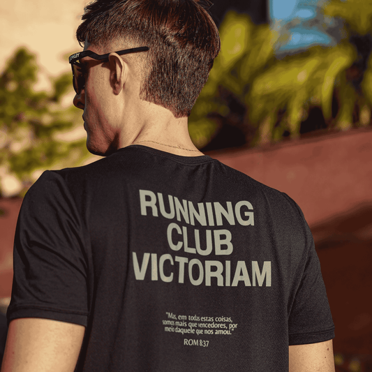 Camiseta Running Club Victoriam Masculina Preta