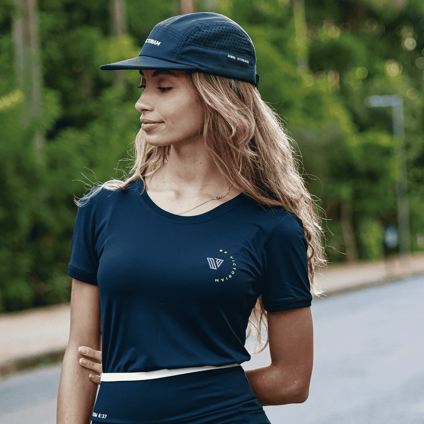 Camiseta Running Club Victoriam Feminina Preta