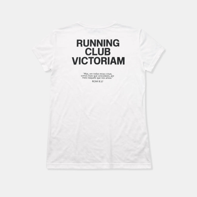 Camiseta Running Club Victoriam Masculina Branca