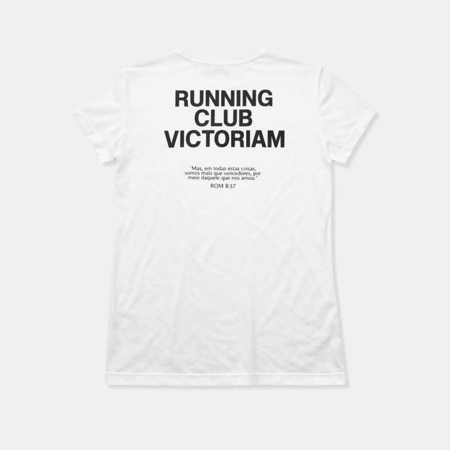 Camiseta Running Club Victoriam Masculina Branca