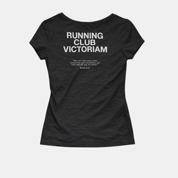 Camiseta Running Club Victoriam Feminina Preta