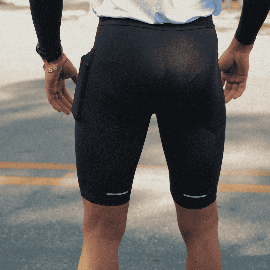 Bermuda Running de Compressão Masculina Victoriam