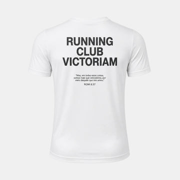 Camiseta Running Club Victoriam Masculina Branca