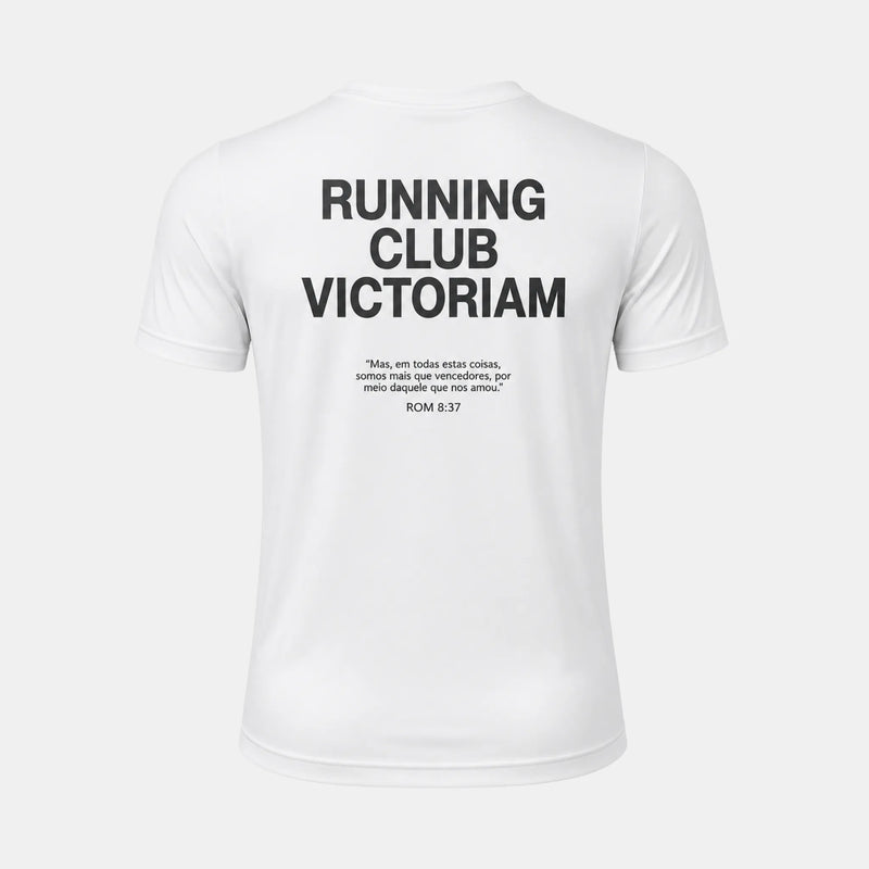 Camiseta Running Club Victoriam Masculina Branca
