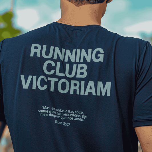 Camiseta Running Club Victoriam Masculina Preta